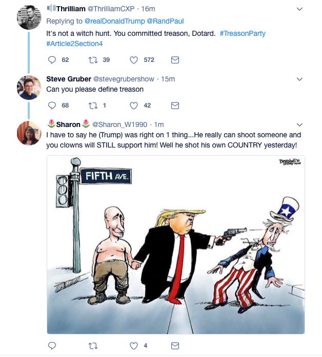 Screenshot-at-Jul-17-09-17-18 Trump Flies Into Whacko Tuesday Tweet In Third Person Like An Escaped Mental Patient Corruption Donald Trump Featured Politics Russia Social Media Top Stories 