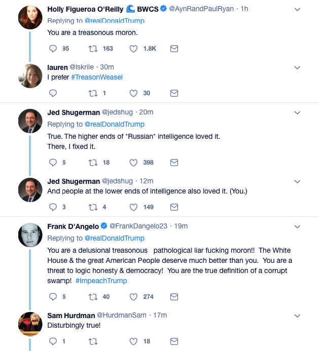 Screenshot-at-Jul-18-07-18-05 Trump Wakes In A Panic, Flies Into 7-Tweet Mega Rant After Russia/Putin Nightmare Donald Trump Featured Politics Russia Social Media Top Stories 