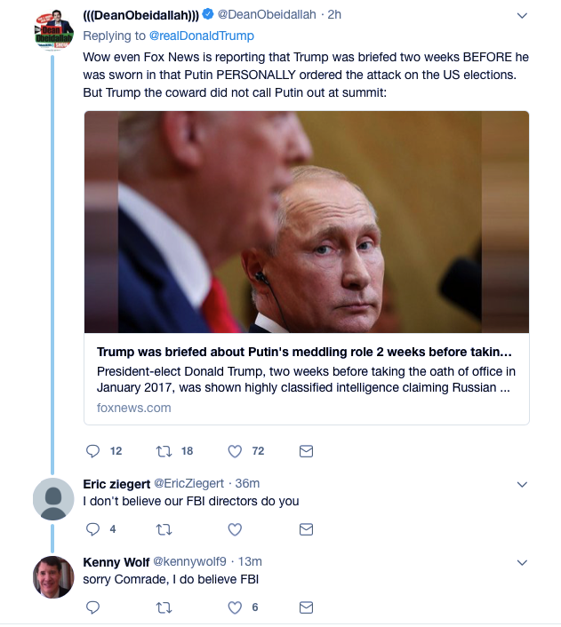 Screenshot-at-Jul-19-08-54-31 Trump Wakes Up & Goes On Berserk 10-Tweet Rampage Like A Putin Lackey With Bad Hair Donald Trump Featured Politics Russia Social Media Top Stories 