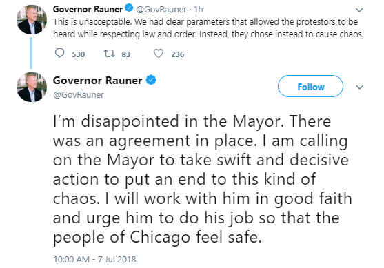 rauner BREAKING: Protesters Take Over Busy Highway In Massive Saturday Demonstration (VIDEO) Gun Control Politics Social Media Top Stories 
