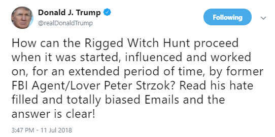 rigged-wah-wah Trump Goes Bonkers & Late Night Rage Tweets From Overseas Like A Total Lunatic Donald Trump Politics Russia Social Media Top Stories 