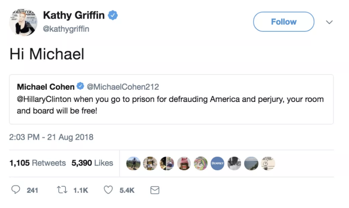 Screen-Shot-2018-08-22-at-10.32.16-AM Cohen Just Deleted An Old Tweet About Prison That He Does Not Want You To See Corruption Crime Donald Trump Election 2016 Politics Russia Top Stories 