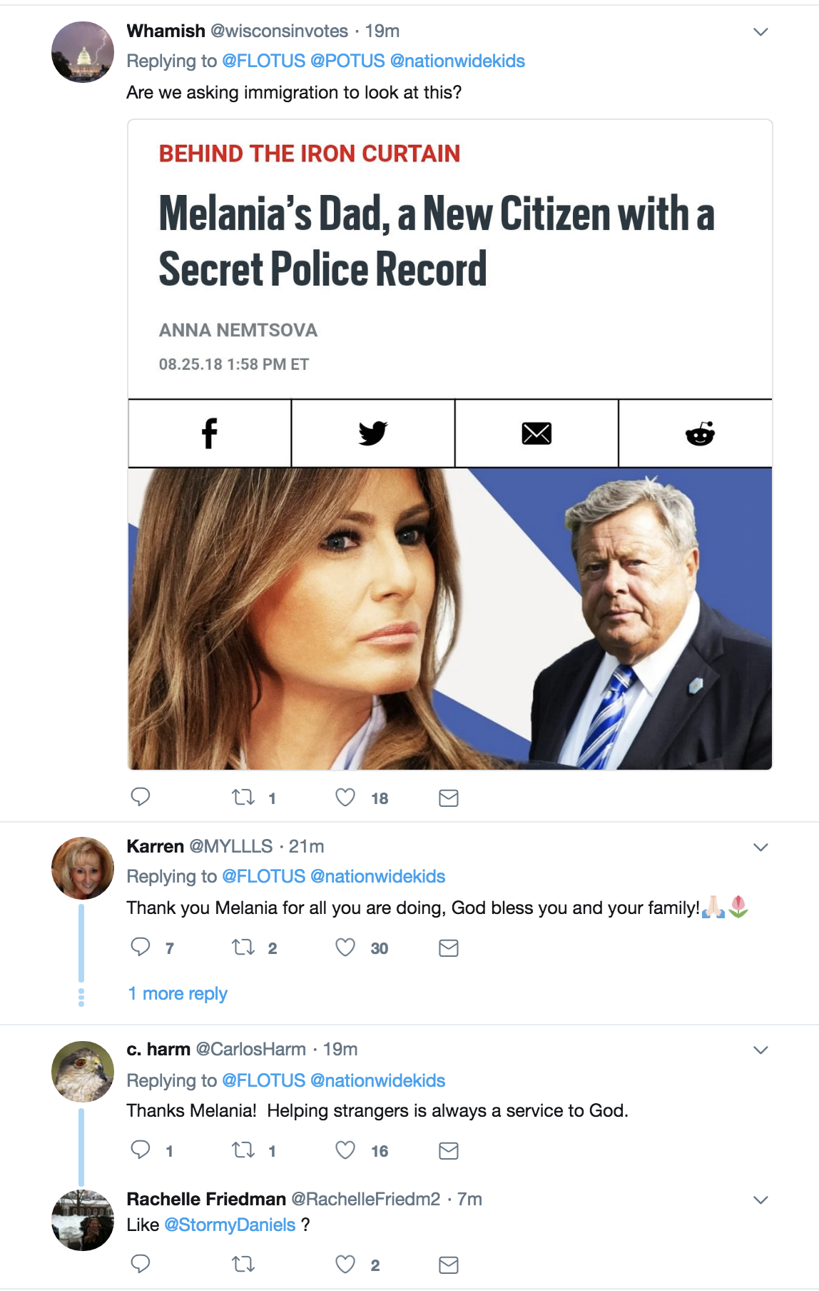 Screen-Shot-2018-08-26-at-10.02.03-AM Melania Tweets Public Service Announcement That Has Real Humans Shaking Their Heads Child Abuse Donald Trump Healthcare Politics Top Stories 