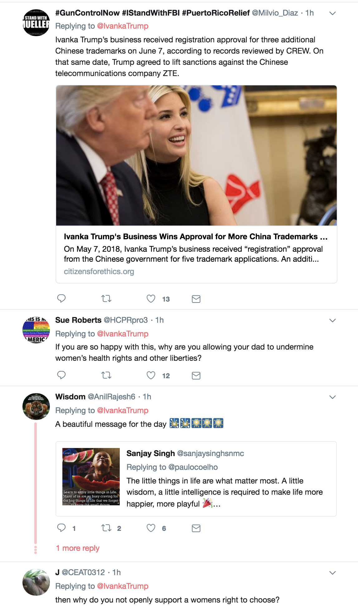 Screen-Shot-2018-08-26-at-12.45.17-PM Ivanka Tweets About Women's Voting Inequity & Gets Told Where To Shove Her Fake Outrage Celebrities Corruption Donald Trump Feminism Politics Top Stories 