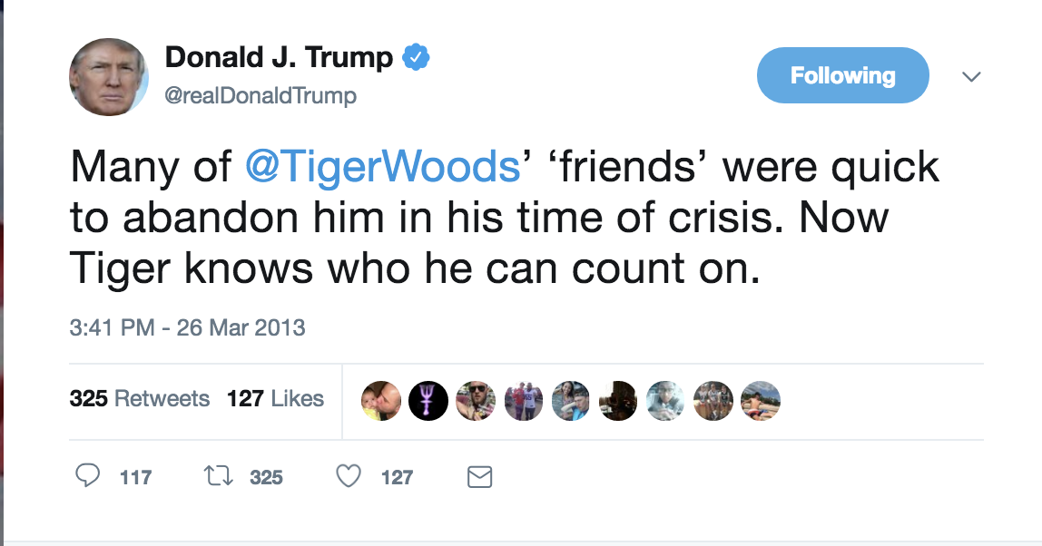 Screen-Shot-2018-08-27-at-9.01.01-AM Trump Goes Off On Twitter About Golfer Tiger Woods Like An Escaped Mental Patient Celebrities Donald Trump Politics Sports Top Stories 