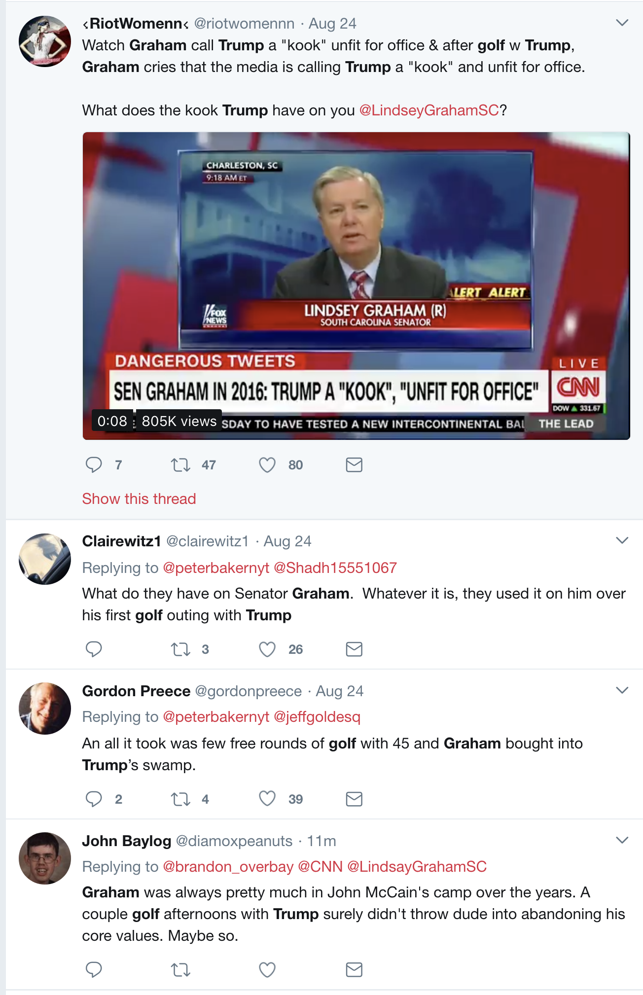 Screen-Shot-2018-08-28-at-9.03.57-AM Lindsay Graham Goes Full Traitor, Makes Jeff Sessions Statement No One Saw Coming Corruption Crime Donald Trump Mueller Politics Russia Top Stories 