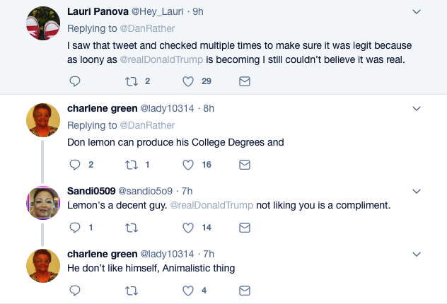 Screenshot-at-Aug-04-09-50-34 Dan Rather Trolls Trump For Racist Comments On LeBron James & Don Lemon Like A Boss Uncategorized 