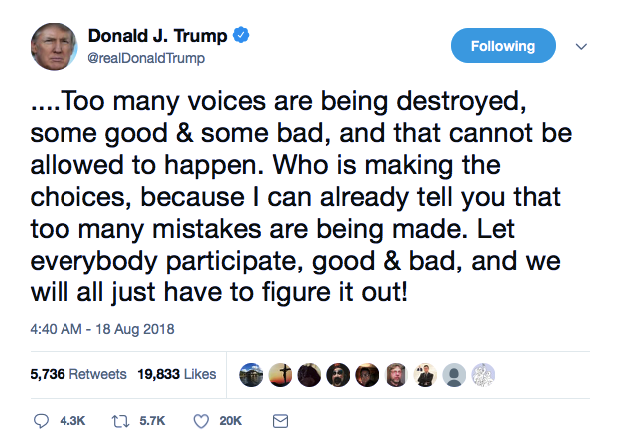 Screenshot-at-Aug-18-08-40-18 Trump Jolts Awake, Flies Into Saturday AM Twitter Rant You Have To See To Believe Donald Trump Featured Media Politics Social Media The Internet 
