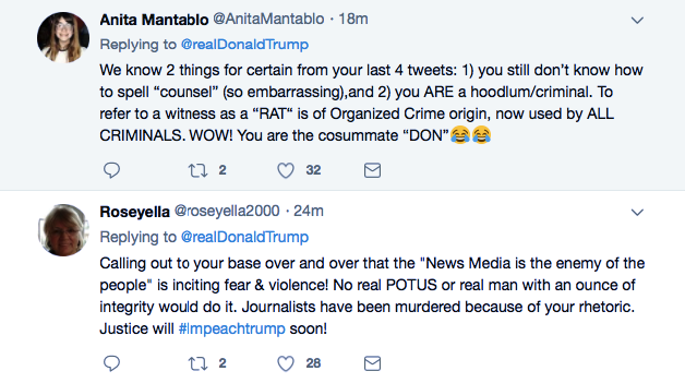 Screenshot-at-Aug-19-08-39-33 Trump Rockets Awake & Has 6-Tweet Sunday Mental Breakdown Like A Maniac Donald Trump Featured Politics Social Media Top Stories 