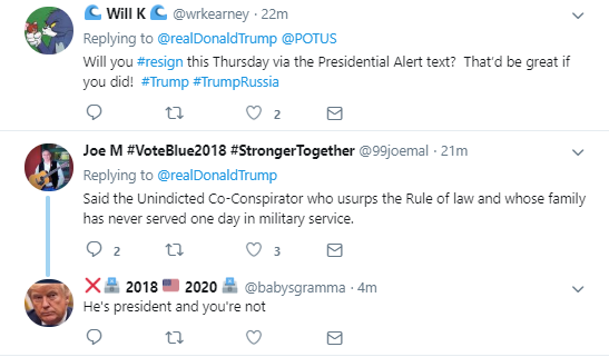 1311 Trump Goes Full Stupid During Phony Twitter Spasm & Gets The Wrath In 7 Seconds Flat Donald Trump Military Politics Social Media Top Stories 