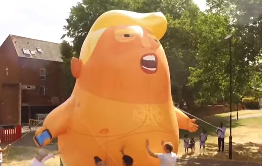 BabyBimp Baby Trump Blimp Hits The Trail Again & His Next Target Has Mike Pence Squirming Donald Trump Featured Protest Russia Top Stories 