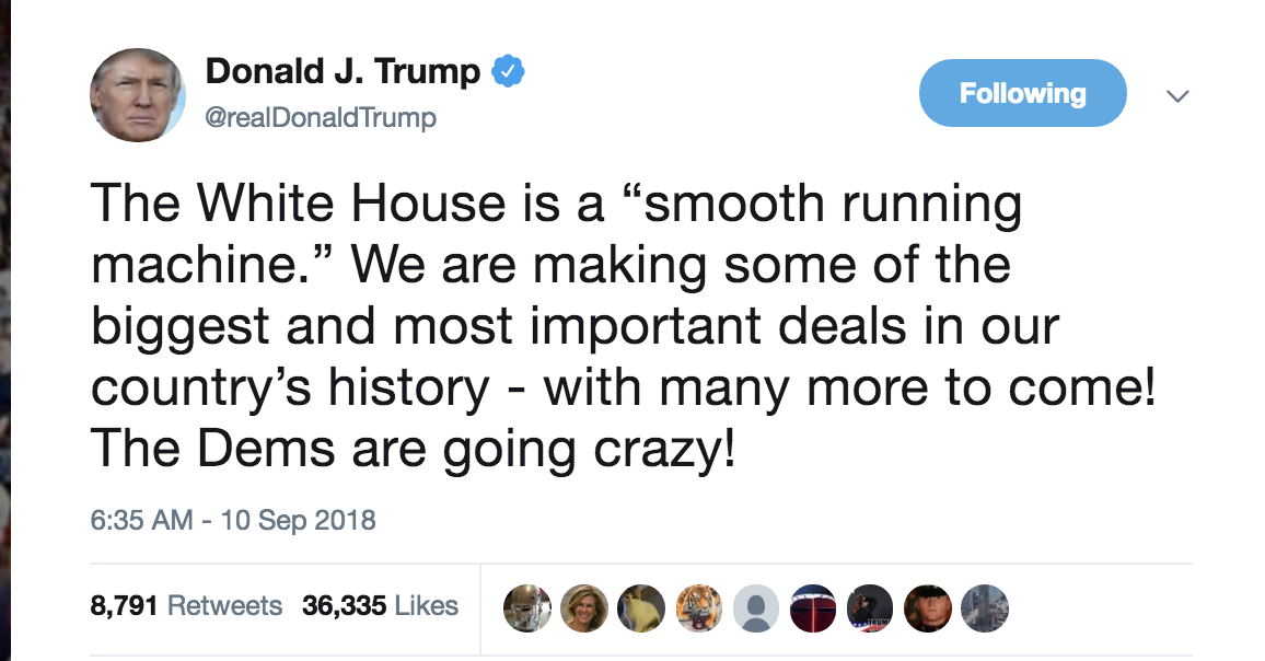 Screen-Shot-2018-09-10-at-9.20.54-AM Trump Goes Full-Wimp In New Scary Twitter Post About Woodward's Tell-All Book Corruption Crime Domestic Policy Donald Trump Politics Top Stories 
