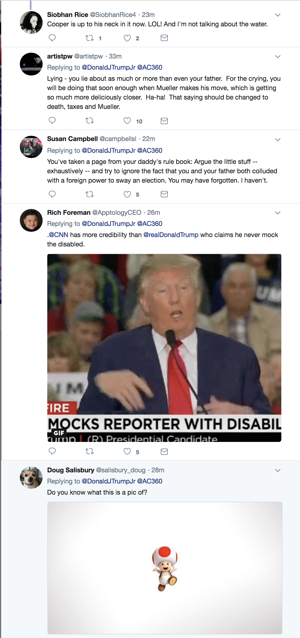 Screen-Shot-2018-09-18-at-8.43.56-AM Trump Jr. Goes On Multi-Tweet Rant At Anderson Cooper After CNN Host Calls Him Out Donald Trump Media Politics Top Stories 