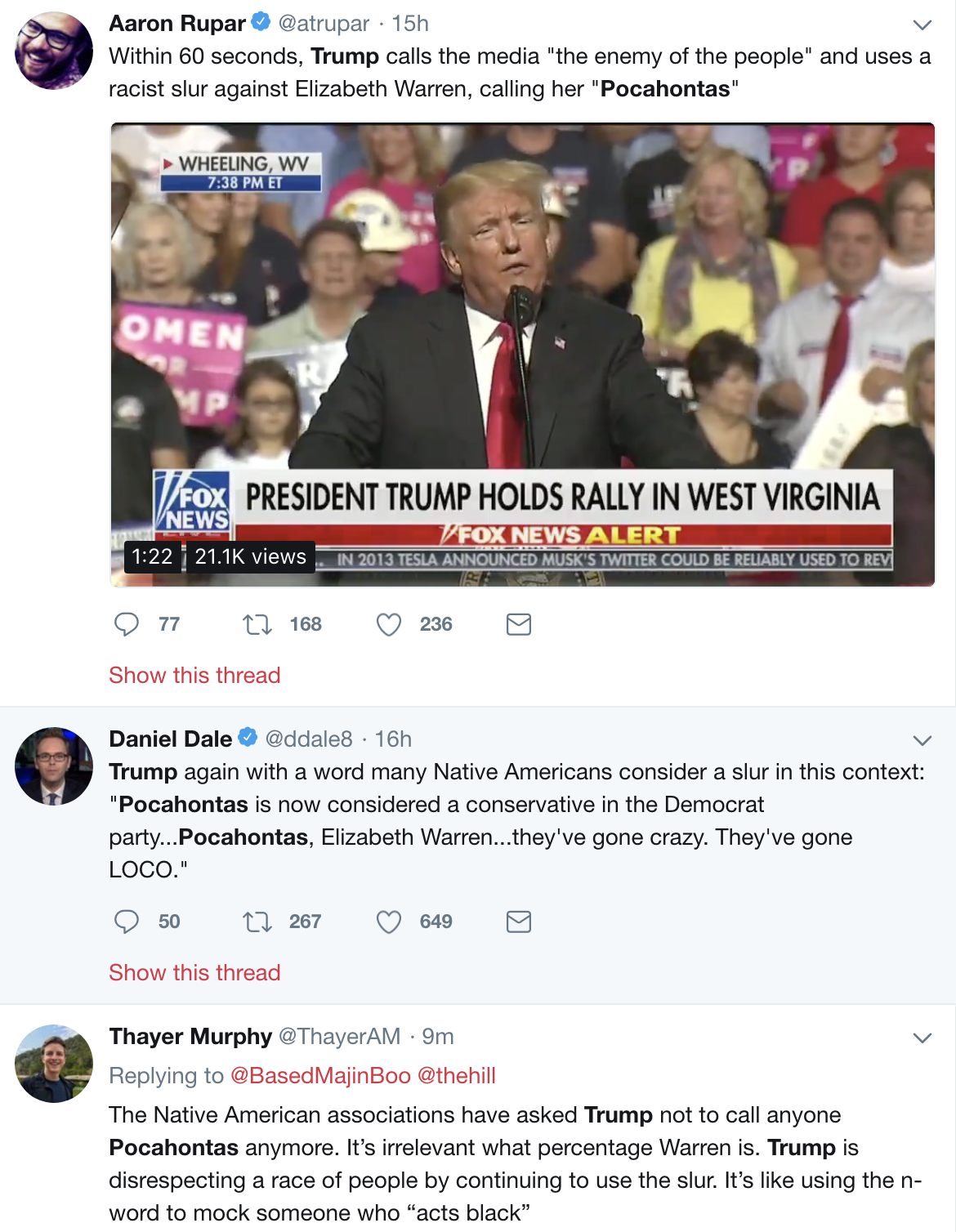 Screen-Shot-2018-09-30-at-10.12.14-AM.png?zoom=2 Trump Accidentally Uses Racial Slur During Belligerent Speech Corruption Donald Trump Election 2020 Politics Racism Top Stories 