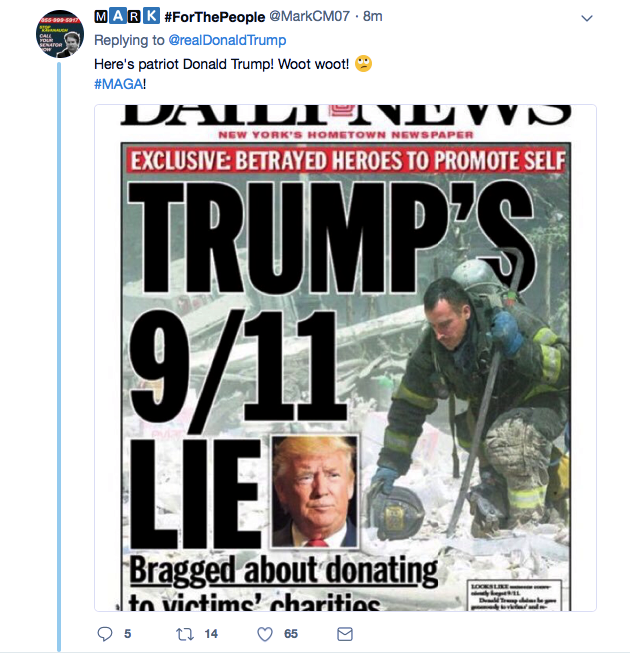 Screenshot-at-Sep-11-09-27-23 Trump Wakes On 9/11, Flies Into Conspiracy Rant Like A Disrespectful National Disgrace Donald Trump Featured Politics Social Media Top Stories 