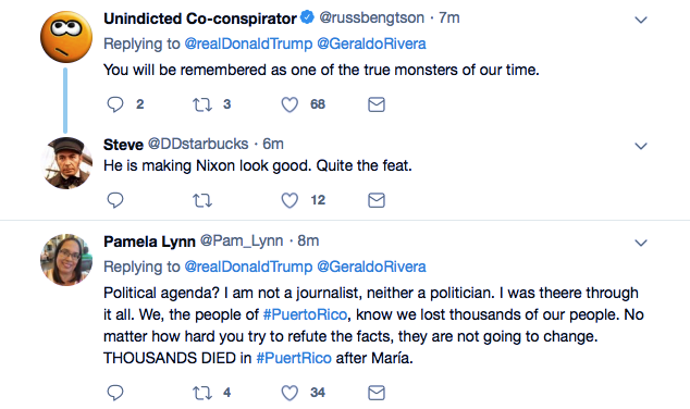 Screenshot-at-Sep-14-19-14-44 Trump Doubles Down On Puerto Rican Death Denial In Friday Tweet - Gets Annihilated Donald Trump Featured Politics Social Media Top Stories 