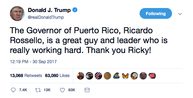 Screenshot-at-Sep-14-22-45-08 Trump Spirals Into Friday Night Twitter Rant About Puerto Rico That Has Everyone Pissed Donald Trump Featured Politics Social Media Top Stories 