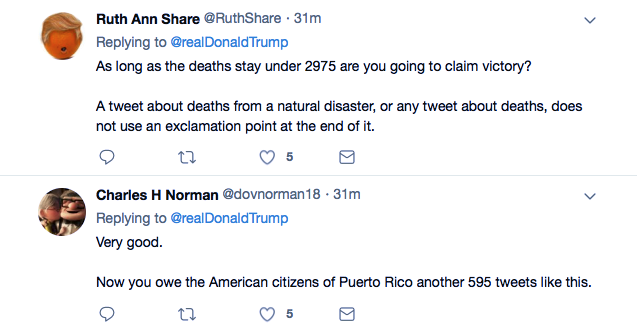 Screenshot-at-Sep-15-19-44-51 Trump Tweets About Hurricane Florence Deaths & Instantly Gets Eaten Alive On Twitter Donald Trump Featured Politics Social Media Top Stories 