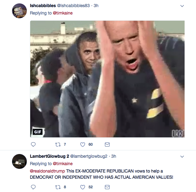 Screenshot-at-Sep-25-14-12-14 VIRAL: Tim Kaine Burns Trump On Twitter After Humiliating Laughter During U.N. Speech Donald Trump Featured Politics Social Media 