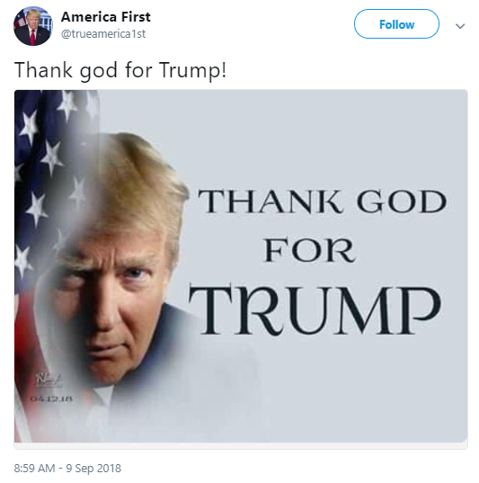 Thank-god-for-trump Donald Just Thanked 'God' For Bringing America 'Trump' Like A Narcissistic Pretend Evangelist Donald Trump Politics Social Media Top Stories 