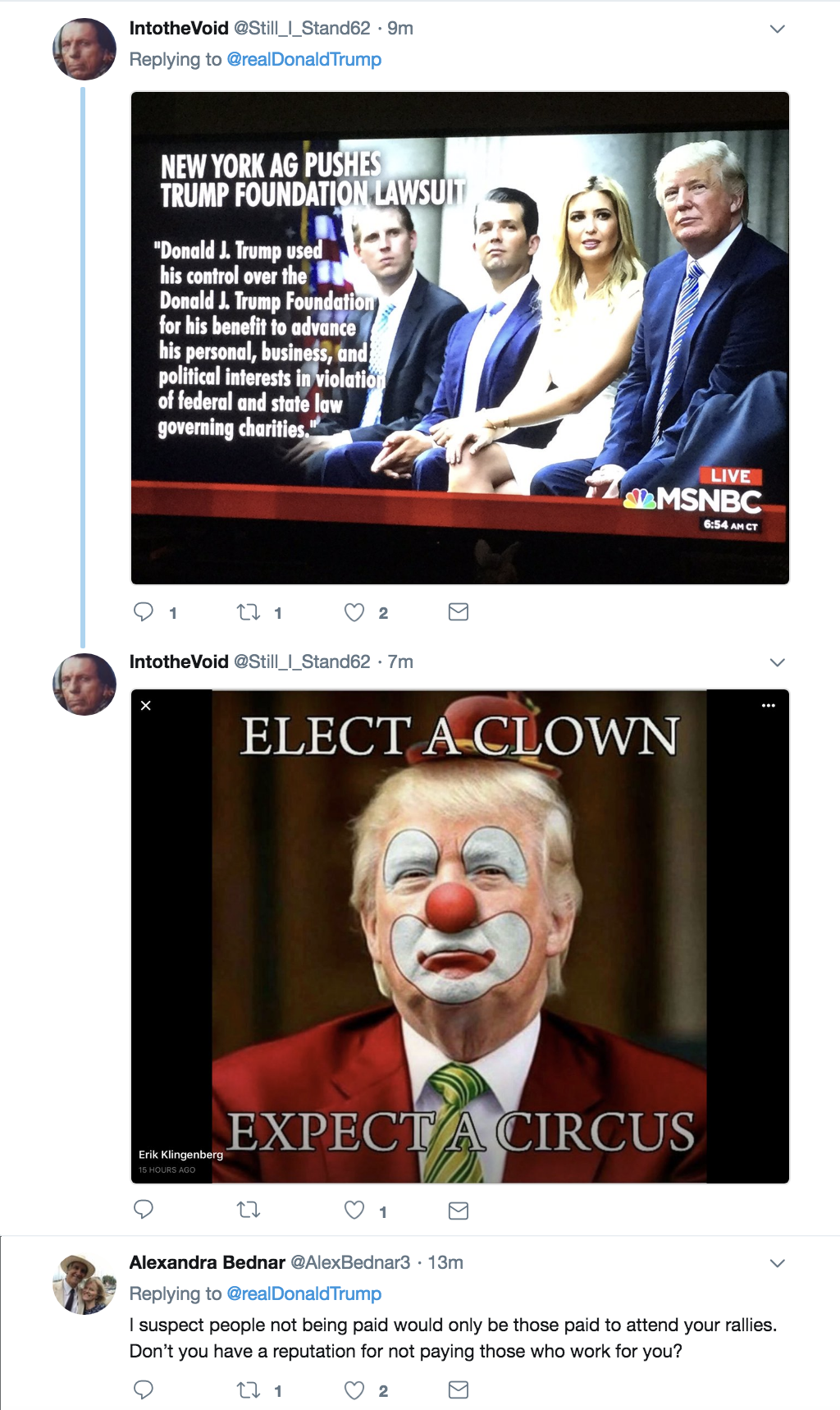Screen-Shot-2018-10-09-at-8.15.22-AM Trump Flies Into Psycho Tuesday AM Tweet Attacking Kavanaugh Protesters Corruption Donald Trump Politics Top Stories 