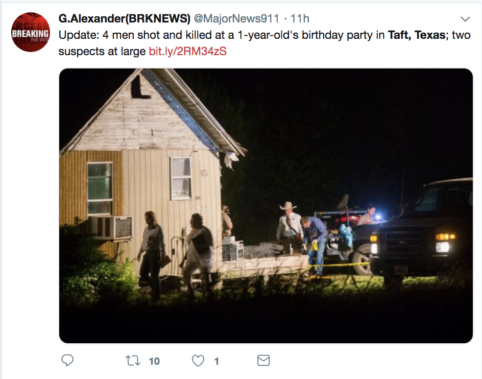 Screen-Shot-2018-10-14-at-9.28.24-AM Horrific Shooting Erupts At Weekend Party Killing At Least 4  (DETAILS) Corruption Gun Control Top Stories 