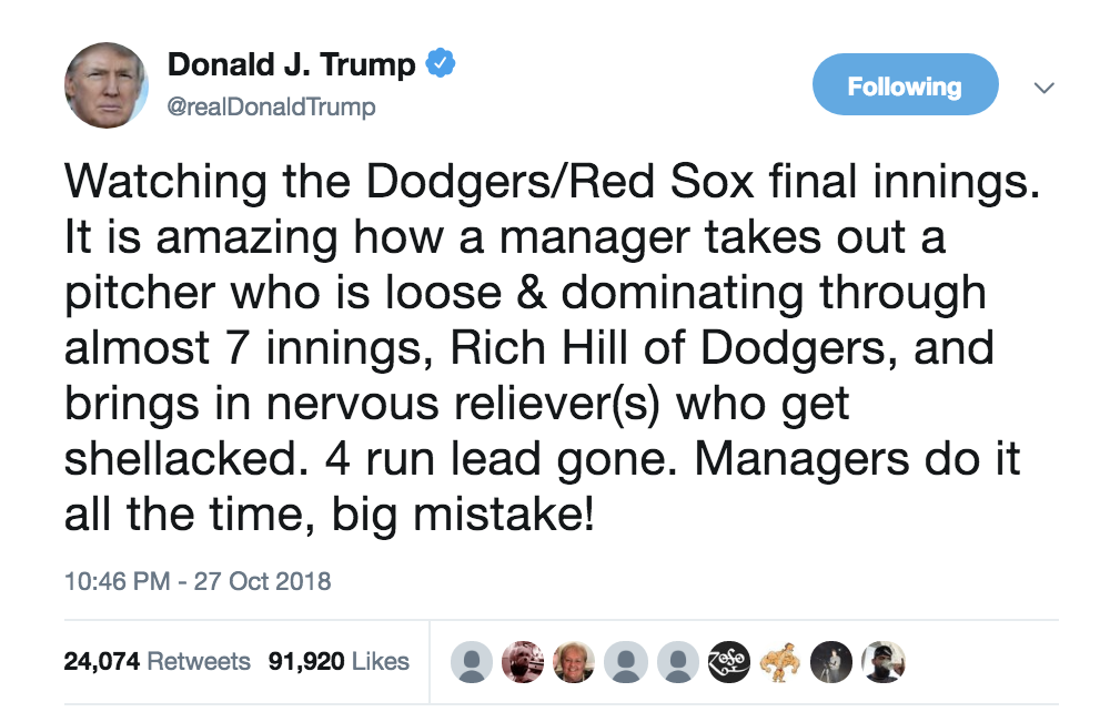 Screen-Shot-2018-10-28-at-8.26.01-AM Trump Releases Inappropriate Tweet After Synagogue Shooting & People Are Livid Donald Trump Politics Sports Top Stories 