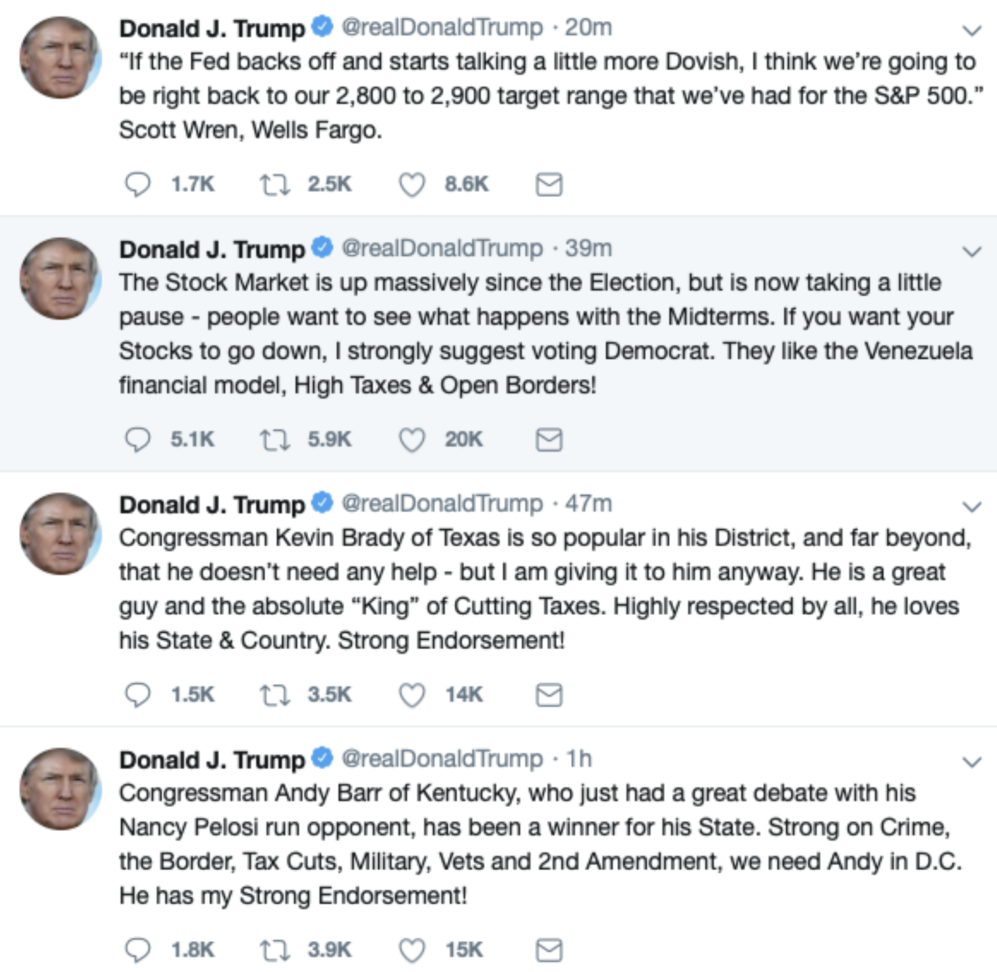 Screen-Shot-2018-10-30-at-8.13.17-AM Trump Goes Off On 4-Tweet Pre-Dawn Twitter Spasm & Gets Slayed Instantly Corruption Crime Donald Trump Election 2018 Election 2020 Politics Top Stories 