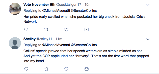 Screenshot-at-Oct-13-09-27-54 Michael Avenatti Goes For Susan Collins' Jugular On Twitter Like A Hero Featured Me Too Politics Sexual Assault/Rape Top Stories 