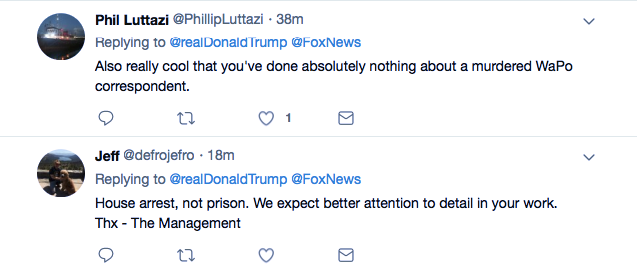 Screenshot-at-Oct-13-13-45-37 Trump Tweets About Political Prisoner Release & Gets Humiliated In Seconds Donald Trump Featured Politics Social Media Top Stories 