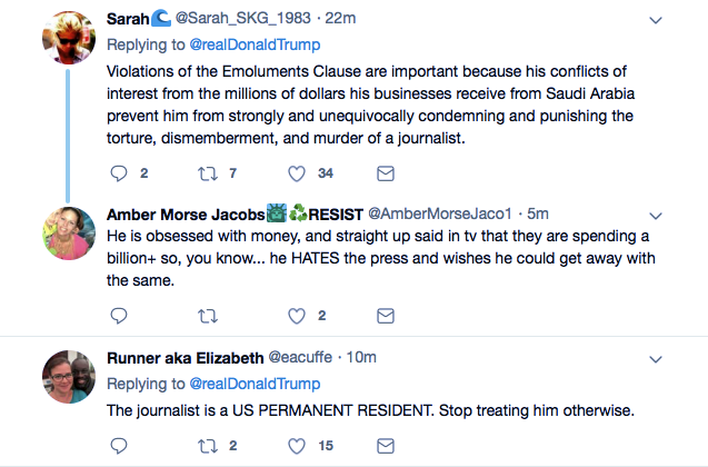 Screenshot-at-Oct-15-09-39-05 Trump Makes Monday Saudi King Announcement Via Twitter Like A Derp Donald Trump Featured Politics Social Media Top Stories 