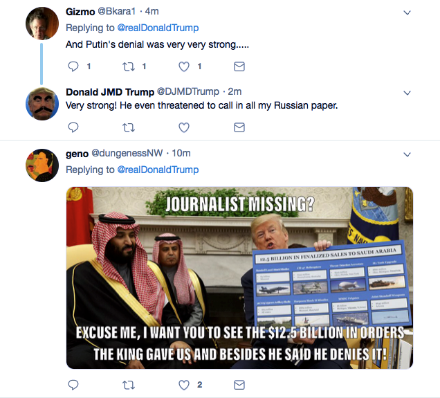 Screenshot-at-Oct-15-09-41-06 Trump Makes Monday Saudi King Announcement Via Twitter Like A Derp Donald Trump Featured Politics Social Media Top Stories 