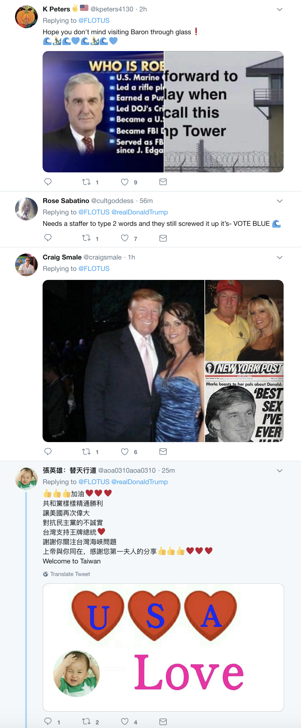 Screen-Shot-2018-11-06-at-3.25.05-PM Melania Trump Tweets About Election Day Voting & Gets Mocked Hard Corruption Donald Trump Election 2018 Politics Top Stories 
