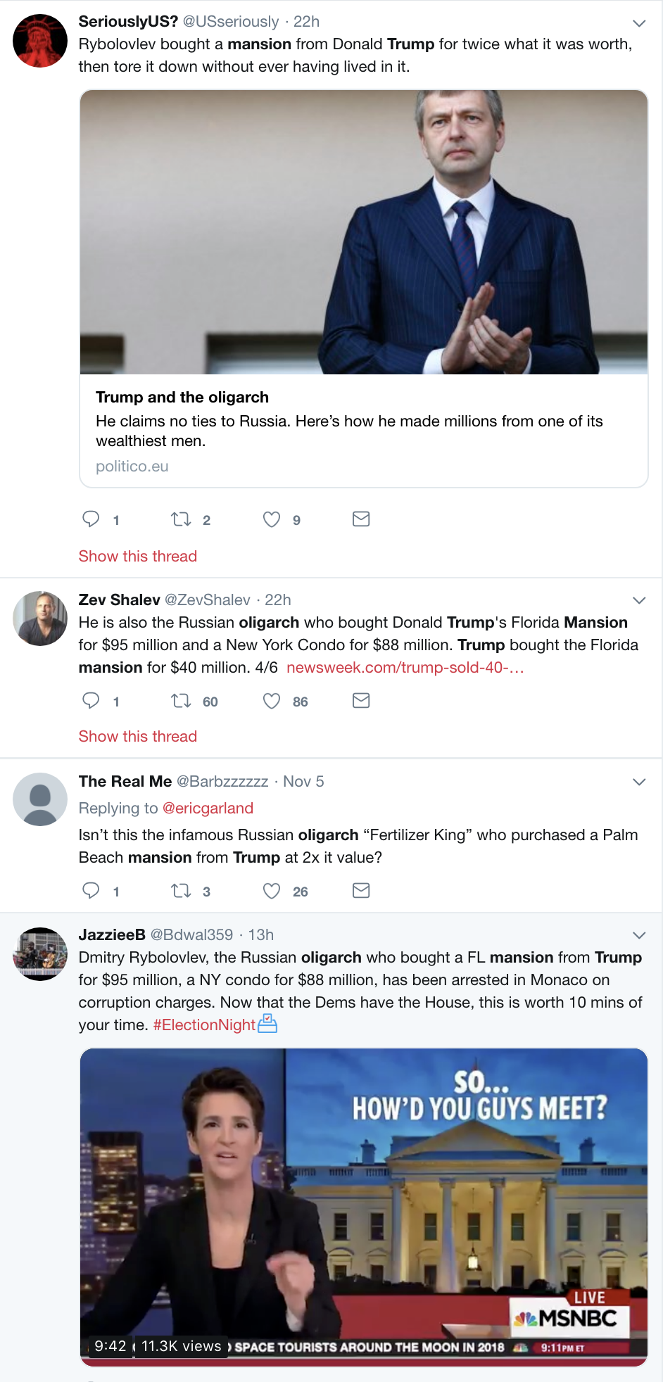Screen-Shot-2018-11-07-at-11.24.15-AM Russian Oligarch Dimitry Rybolovlev Has Placed Under Arrest (DETAILS) Corruption Crime Donald Trump Politics Russia Top Stories 