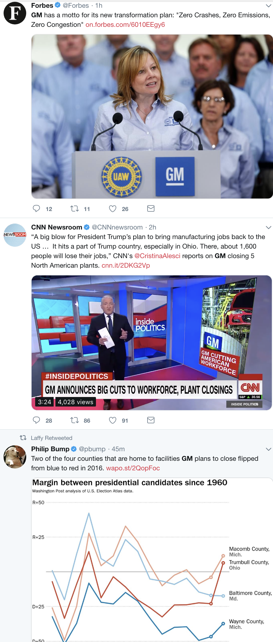 Screen-Shot-2018-11-26-at-1.09.27-PM General Motors Workers Go AWOL After Announcements Of Plant Closures Domestic Policy Donald Trump Economy Politics Top Stories 