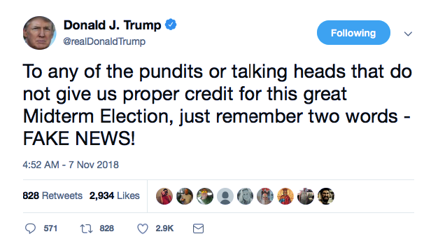Screenshot-at-Nov-07-07-54-36 Trump Goes Ballistic On Twitter After Realizing Dems Won House Power Donald Trump Election 2018 Featured Politics Social Media Top Stories 