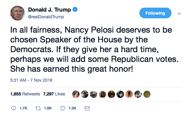 Screenshot-at-Nov-07-08-38-33 Trump Goes Ballistic On Twitter After Realizing Dems Won House Power Donald Trump Election 2018 Featured Politics Social Media Top Stories 