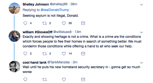 Screenshot-at-Nov-18-16-42-54 Trump Suffers Sunday Afternoon Spazz & Tweet Attacks Immigrants Like A Maniac Donald Trump Featured Immigration Politics Social Media Top Stories 