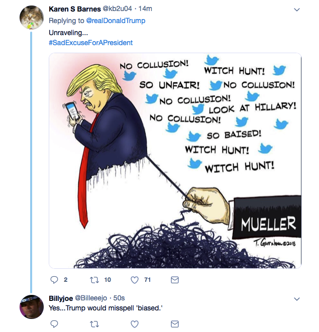 Screenshot-at-Nov-26-10-10-41 Trump Has Monday Mueller 'Final Report' Meltdown Like A Scared Old Man (IMAGES) Donald Trump Featured Mueller Politics Russia Social Media Top Stories 