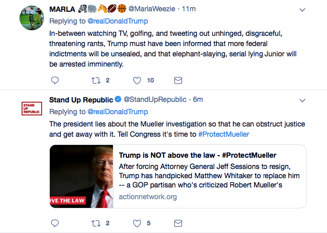 Screenshot-at-Nov-27-08-09-26 Trump Driven To Mueller Madness, Spews AM Hate On Twitter Like He's Scared Donald Trump Featured Mueller Politics Top Stories 