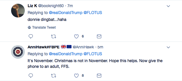 Screenshot-at-Nov-28-19-03-34 Trump Tries To Tweet A Holiday Message After Being A Grinch All Day Donald Trump Featured Politics Social Media Top Stories 