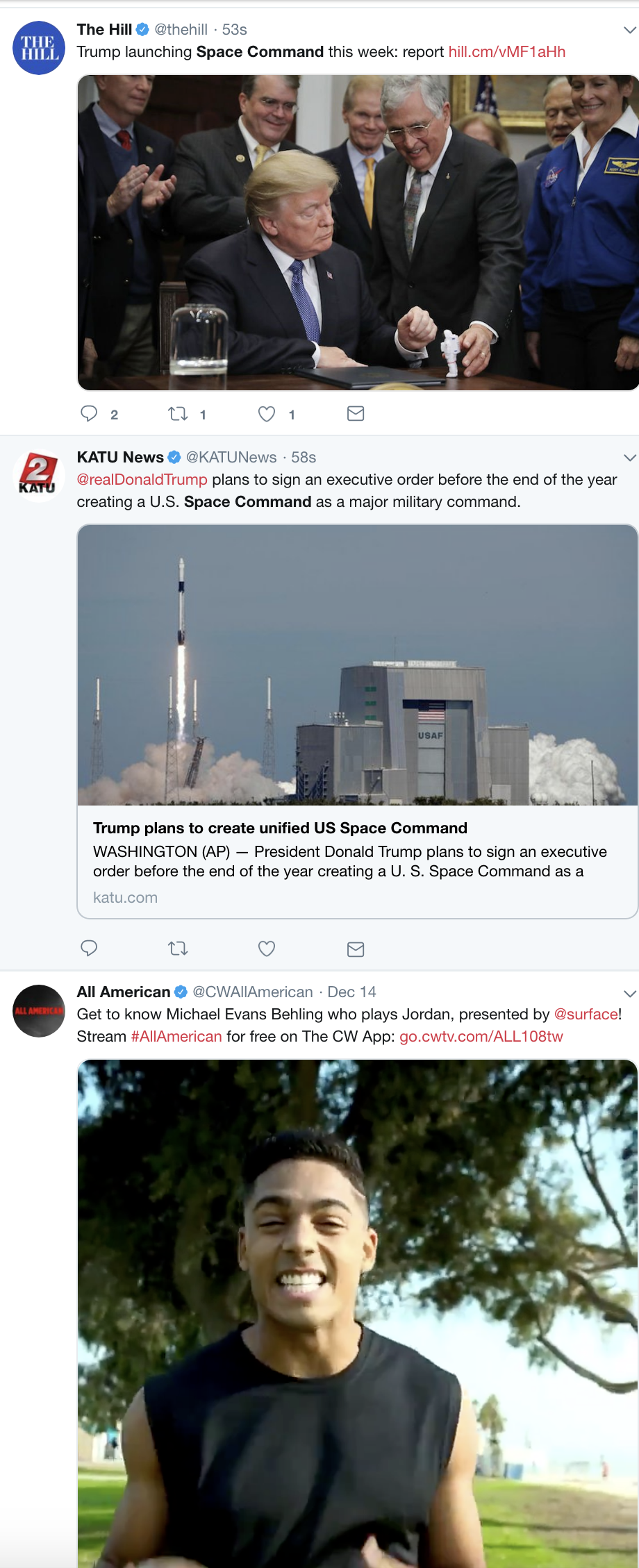 Screen-Shot-2018-12-17-at-1.56.21-PM Trump Makes Space Command Announcement Like He's Buzz Lightyear Corruption Donald Trump Military Politics Science Top Stories 