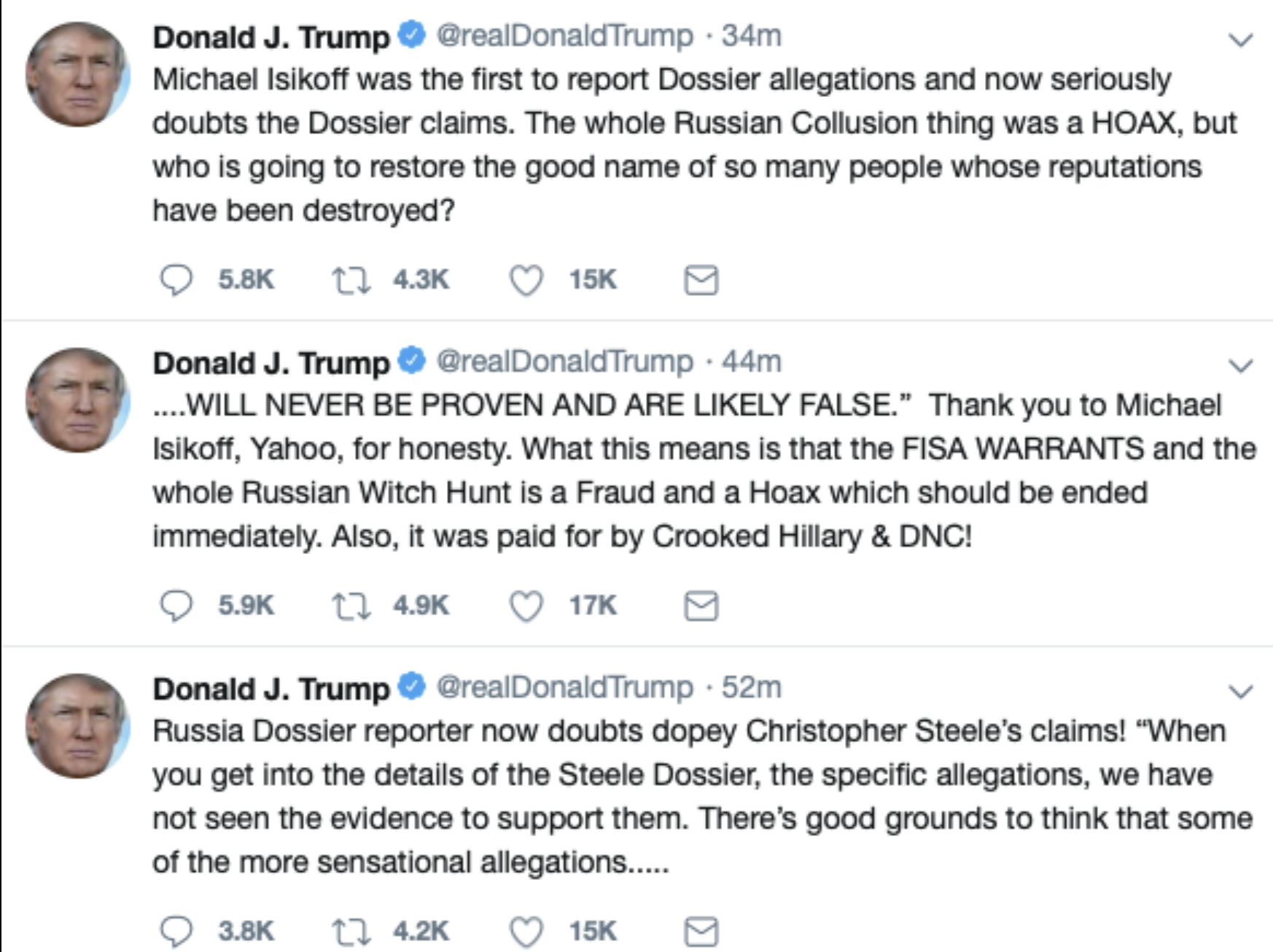 Screen-Shot-2018-12-18-at-8.07.06-AM Trump Continues Tuesday Mental Collapse By Screaming On Twitter In ALL CAPS Corruption Crime Donald Trump Mueller Robert Mueller Russia Top Stories 