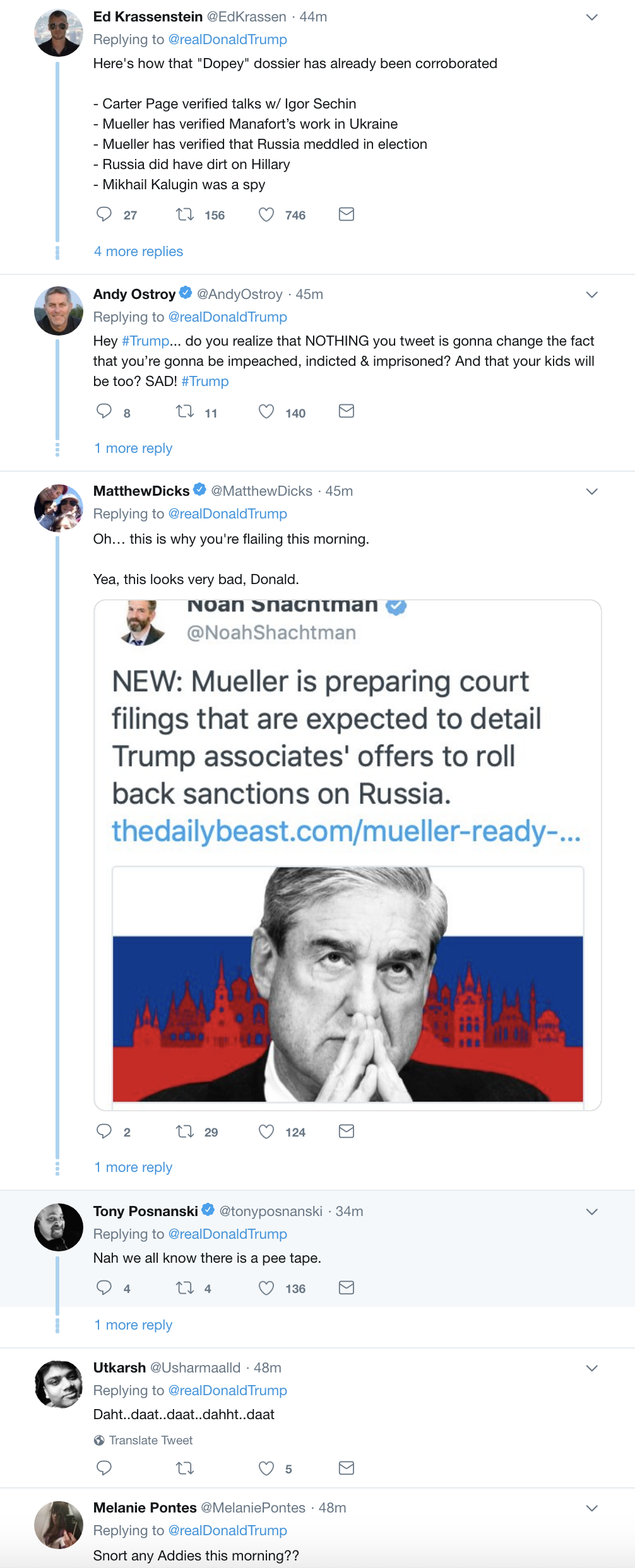 Screen-Shot-2018-12-18-at-8.09.55-AM Trump Continues Tuesday Mental Collapse By Screaming On Twitter In ALL CAPS Corruption Crime Donald Trump Mueller Robert Mueller Russia Top Stories 