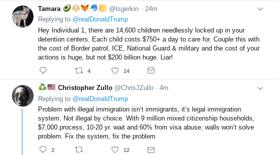 Screenshot-2018-12-18-at-9.34.45-AM Trump Rails Against Illegal Immigrants During Multi-Tweet Barrage Of Hate Donald Trump Immigration Politics Social Media Top Stories 