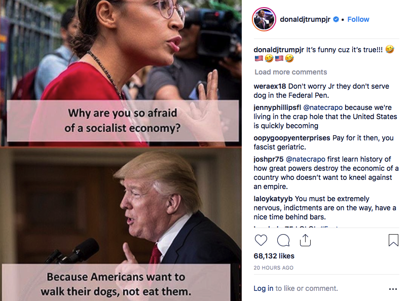 Screenshot-at-Dec-07-15-39-57 Alexandria Ocasio-Cortez Wipes The Floor With Trump Jr. On Twitter Featured Politics Social Media Top Stories 