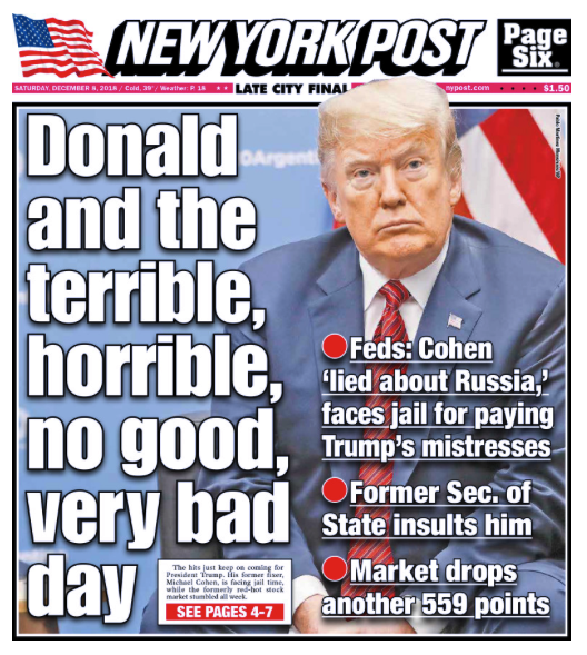 Screenshot-at-Dec-08-09-24-26 NY Post Just Released A Cover Image That Has Trump Raging Hard Donald Trump Featured Media Politics Robert Mueller Top Stories 