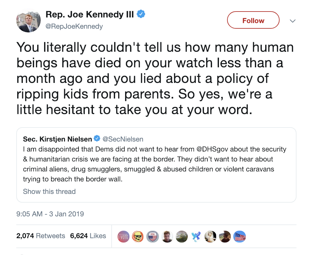 Screen-Shot-2019-01-03-at-9.56.37-AM.png?zoom=2 Nephew Of John F Kennedy Gets Fired Up & Publicly Calls Out Trump Administration Corruption Crime DACA Donald Trump Immigration Politics Racism Refugees Top Stories 