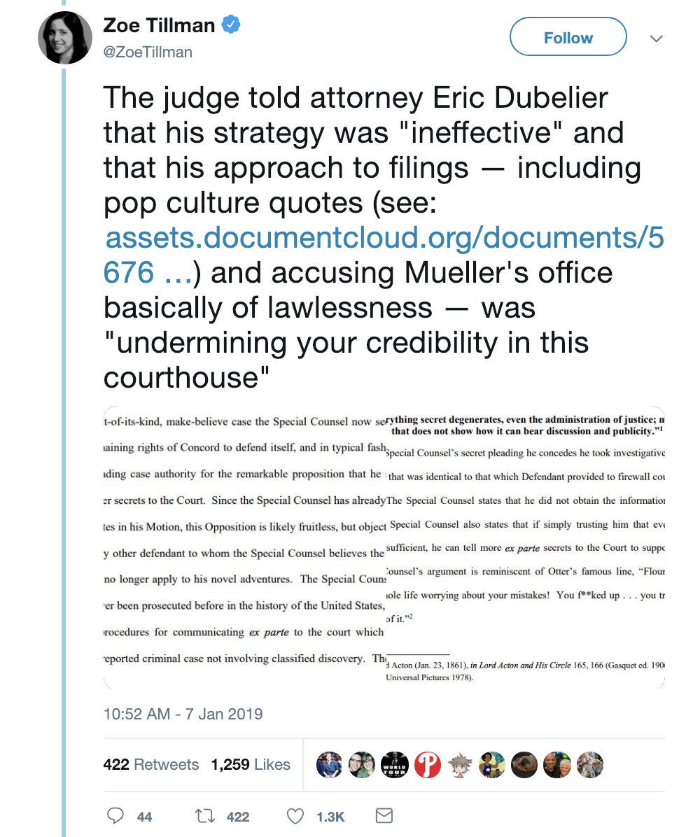 Screen-Shot-2019-01-07-at-1.44.14-PM Mueller Judge Pounds On Defense Attorney During Monday Court Rebuke Uncategorized 