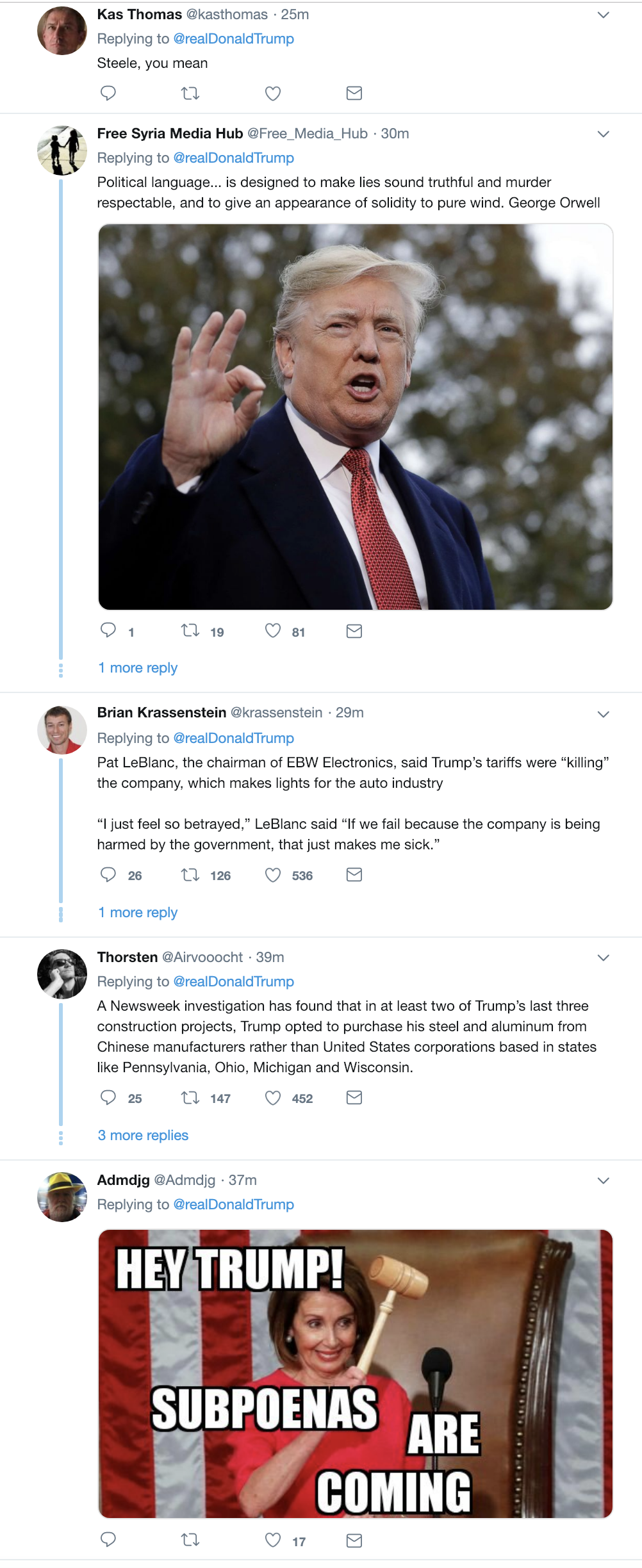 Screen-Shot-2019-01-08-at-8.03.09-AM Trump Celebrates Himself On Twitter Like The Delusional Smelly Kid In Class Corruption Crime Domestic Policy Donald Trump Politics Top Stories 